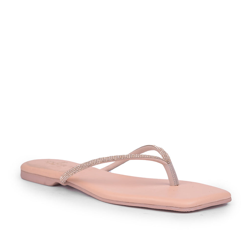 SENORITA By Liberty Women STY-5E Peach Casual Slippers