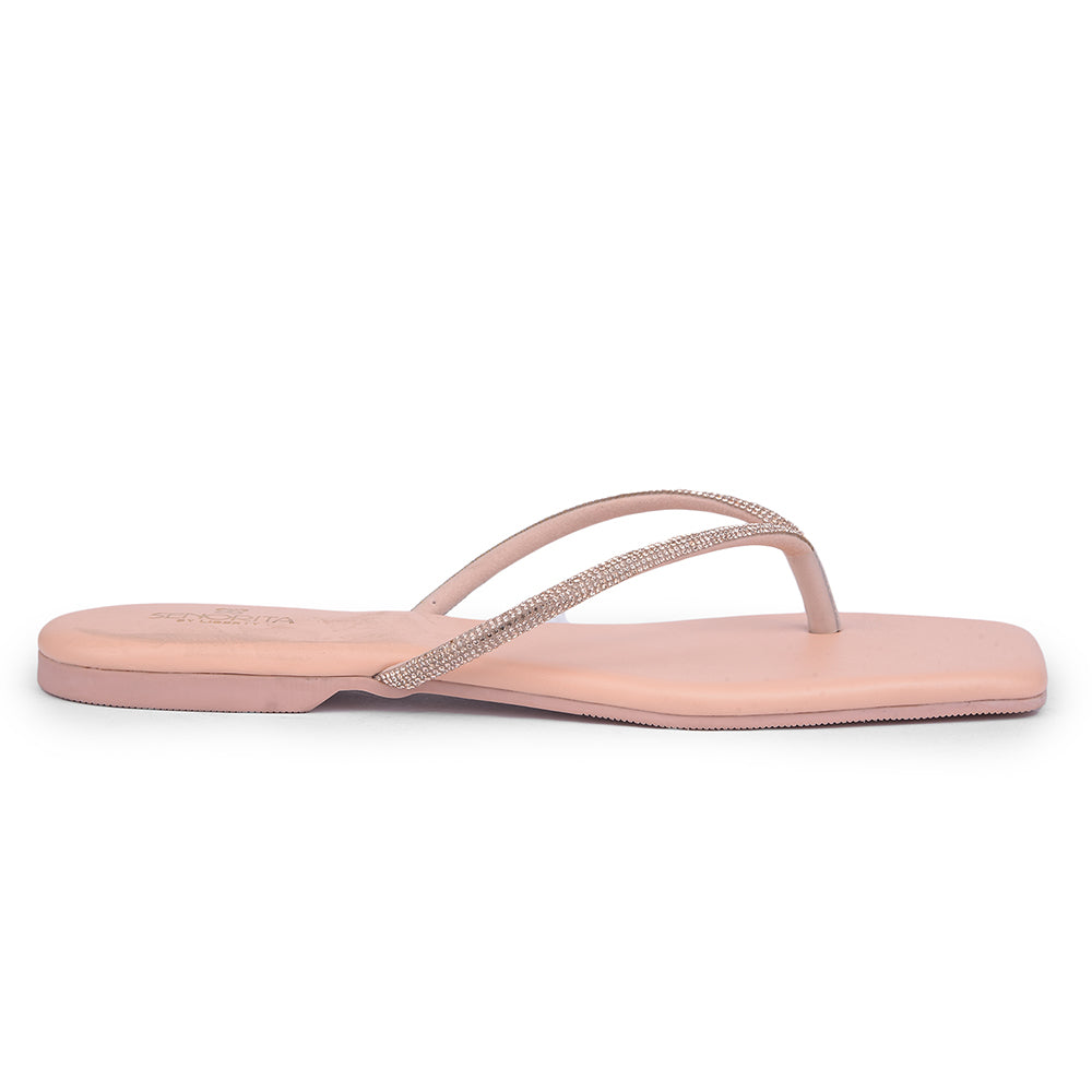 SENORITA By Liberty Women STY-5E Peach Casual Slippers