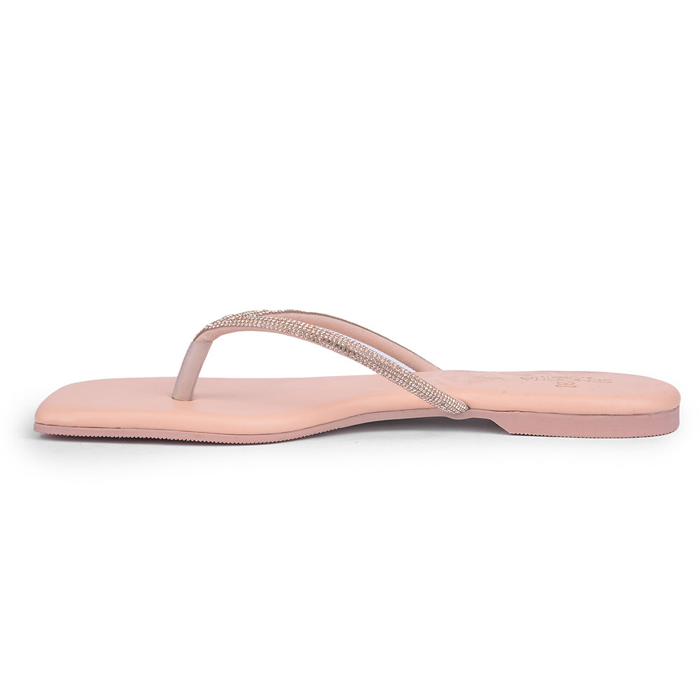 SENORITA By Liberty Women STY-5E Peach Casual Slippers