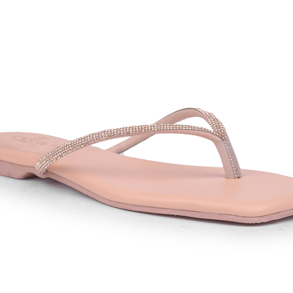 SENORITA By Liberty Women STY-5E Peach Casual Slippers