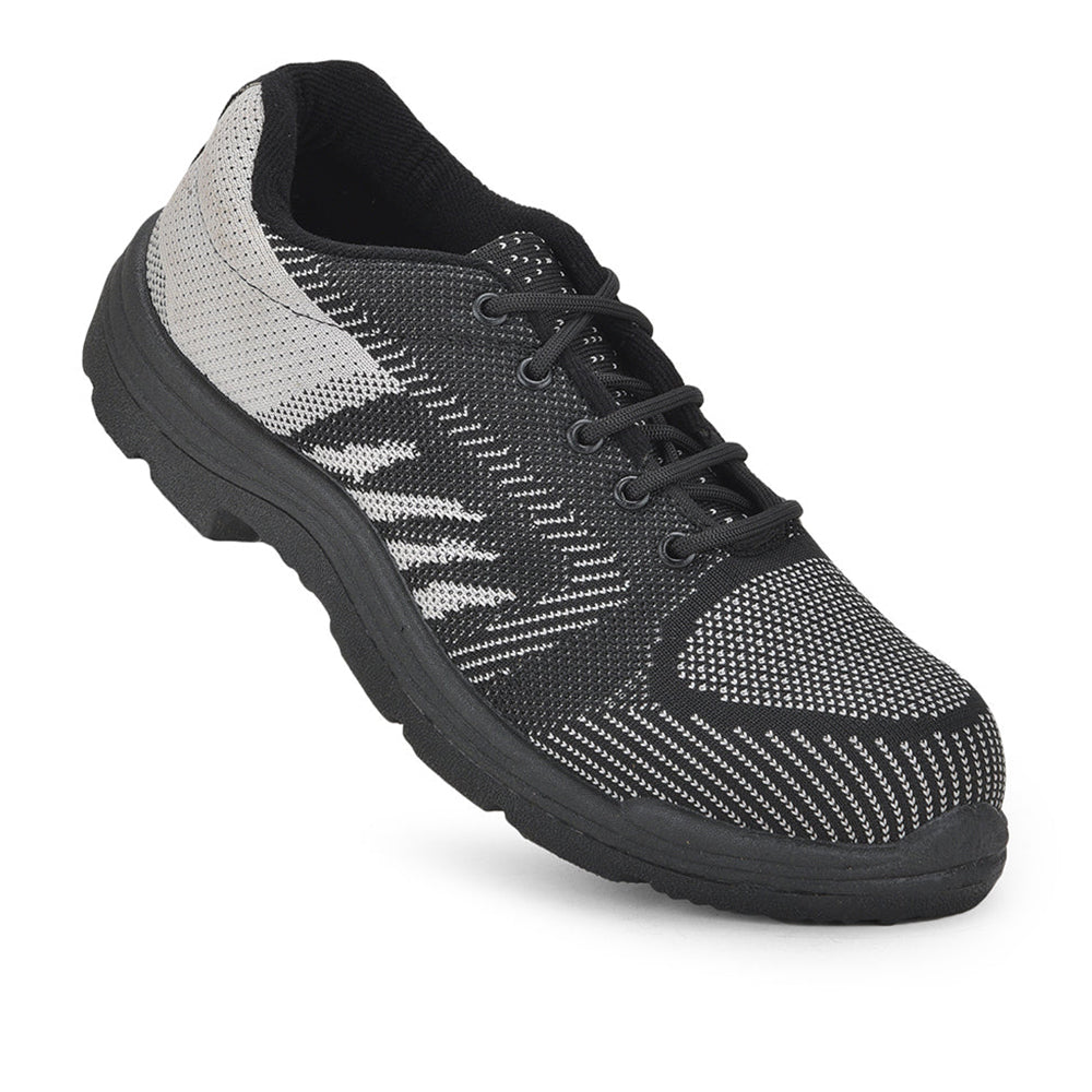 Freedom Sports (Grey) Safety Flyknit Sporty With Steel Toe PVC Shoes VIJETA-BH By Liberty