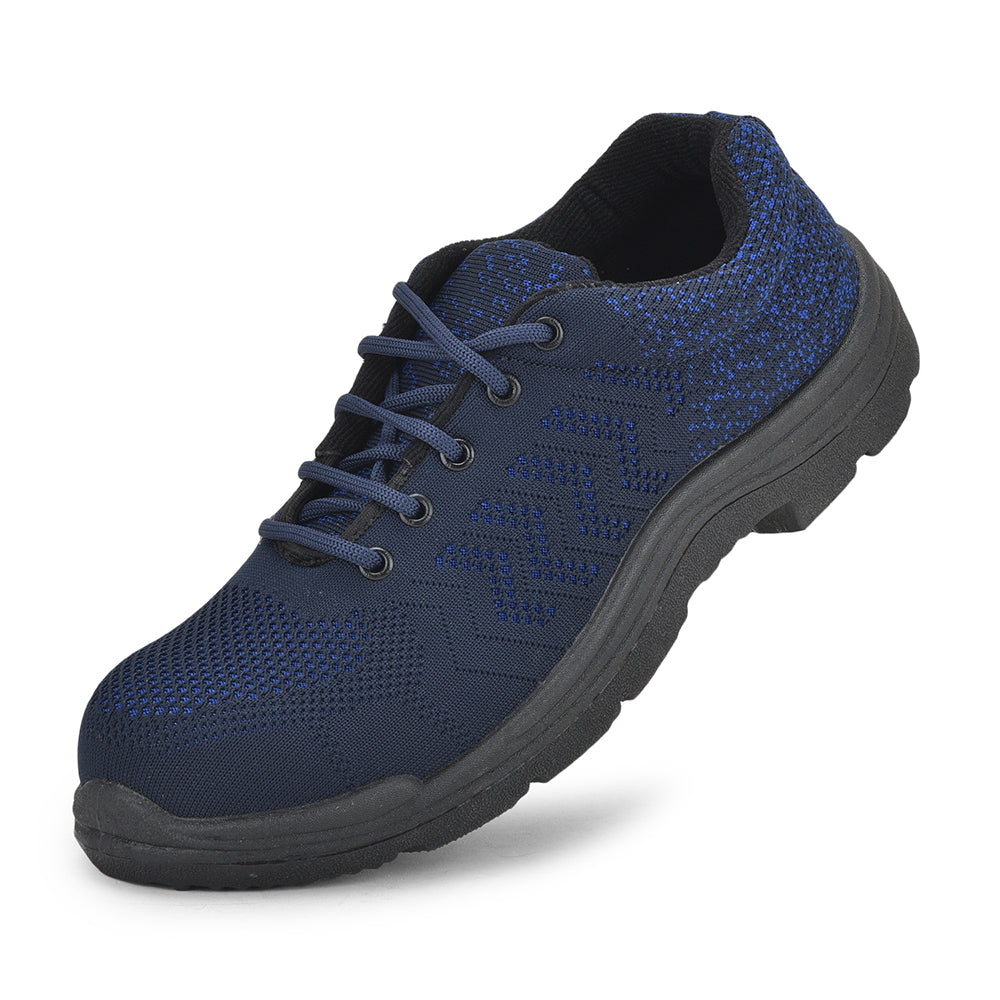 Freedom Sports (Blue) Safety Flyknit Sporty With Steel Toe PVC Shoes VIJETA-BH By Liberty