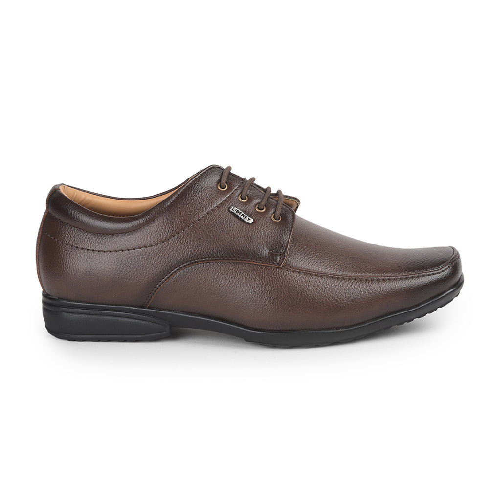 Fortune (Brown) Formal Lace Up Shoes For Men UVL-33 By Liberty