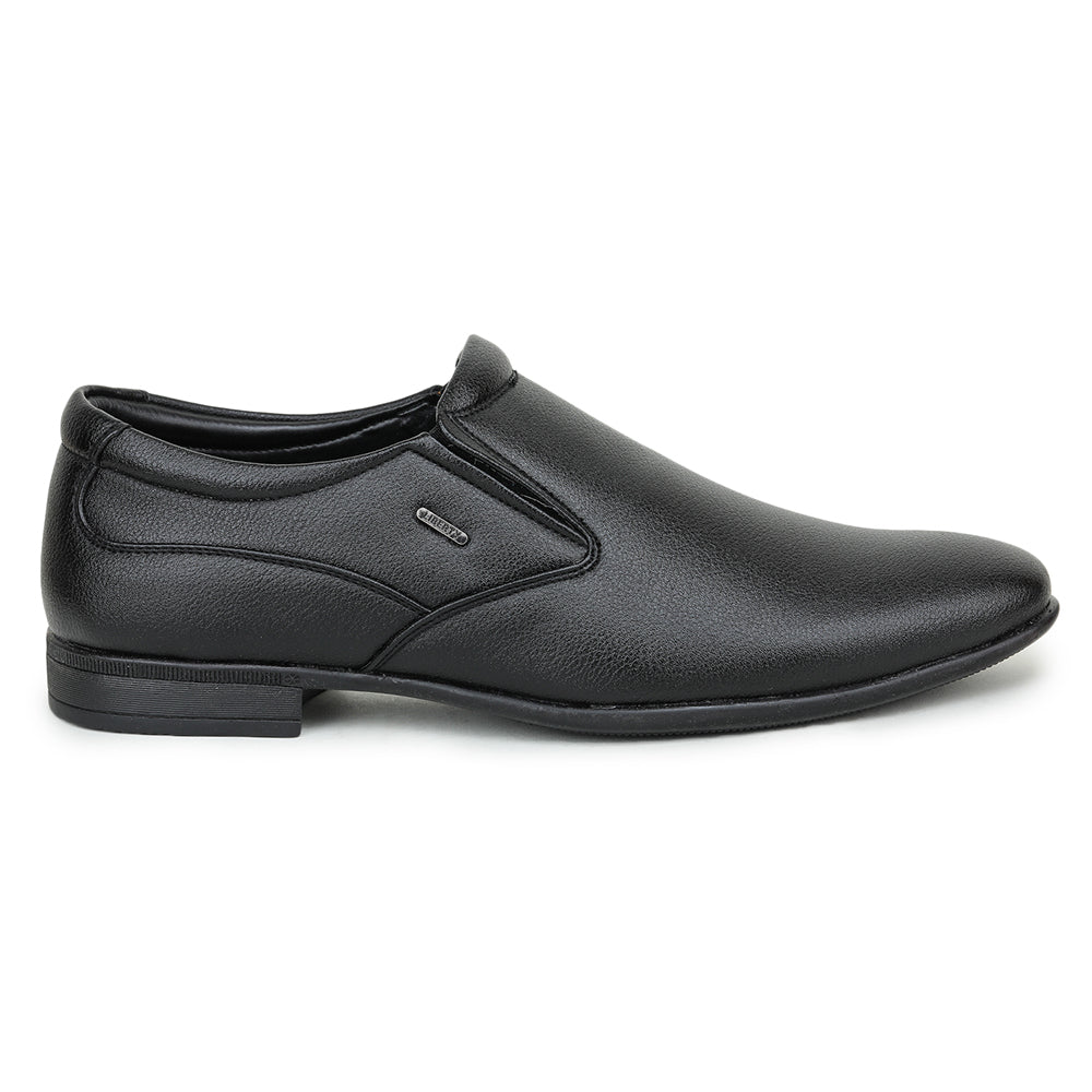 Fortune (Black) Formal Slip on Shoes For Men UVL-31 By Liberty