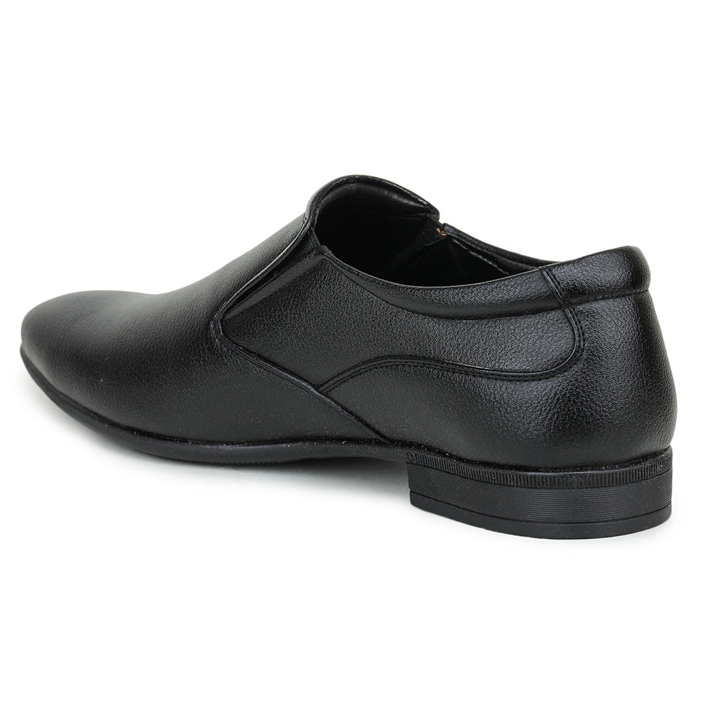 Fortune (Black) Formal Slip on Shoes For Men UVL-31 By Liberty