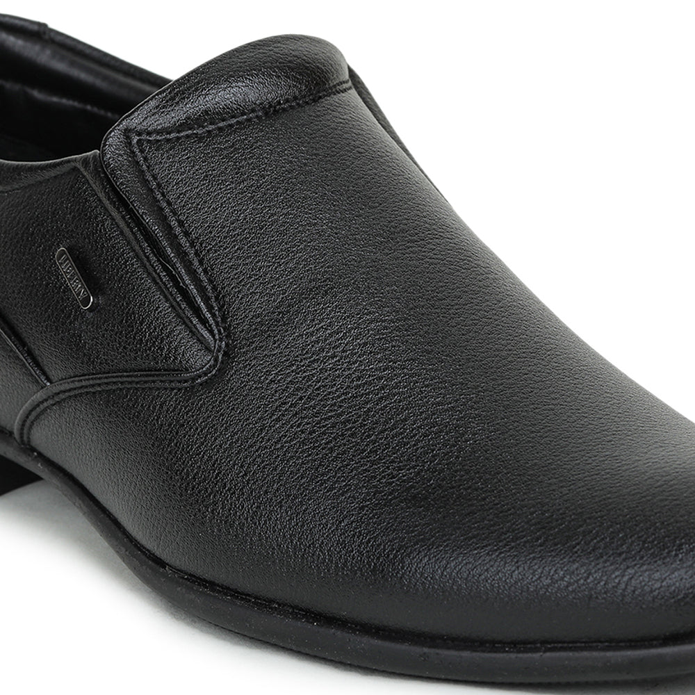 Fortune (Black) Formal Slip on Shoes For Men UVL-31 By Liberty