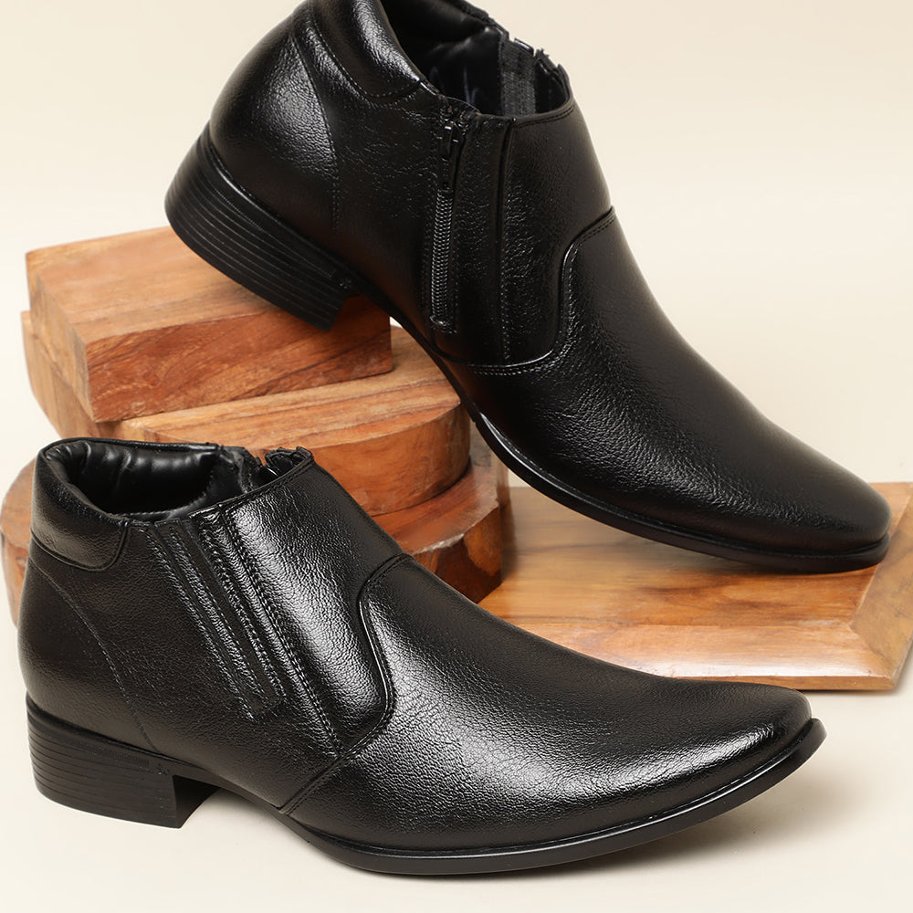 Fortune (Black) Ankle Boots For Men A1-7 By Liberty