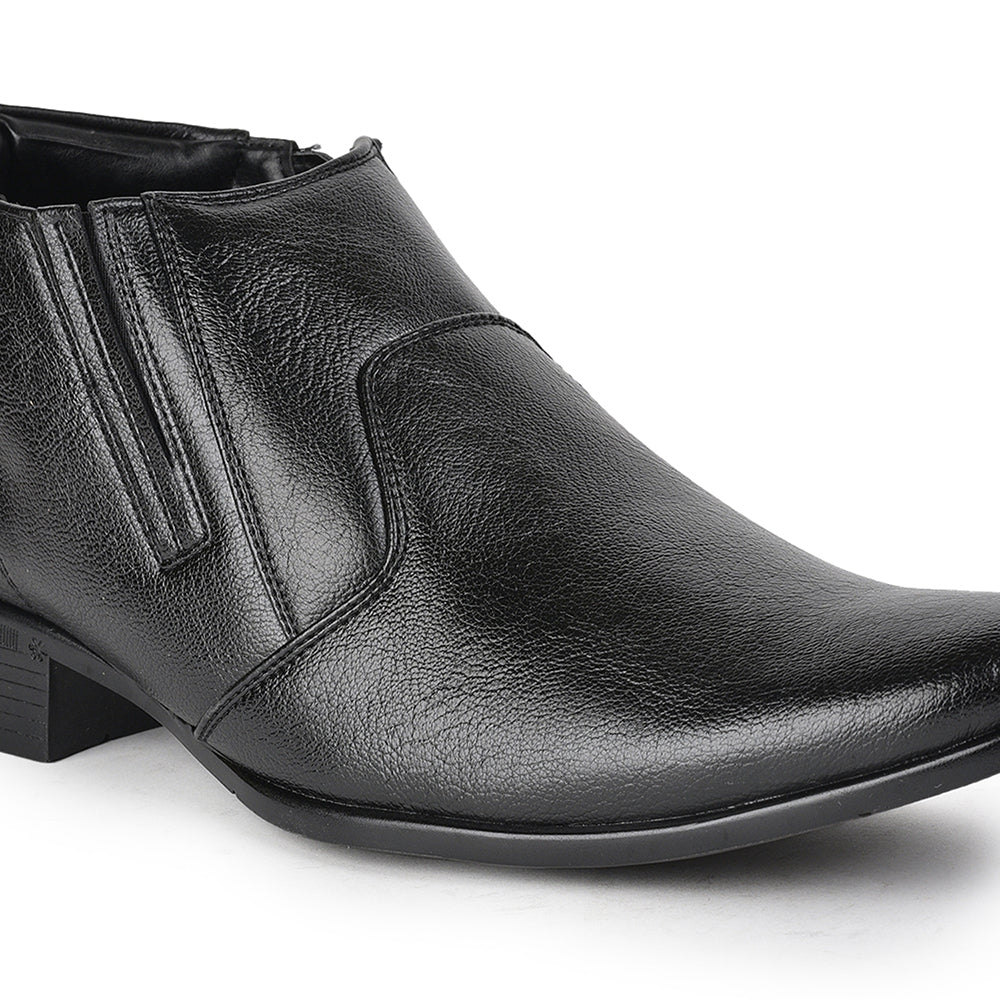 Fortune (Black) Ankle Boots For Men A1-7 By Liberty