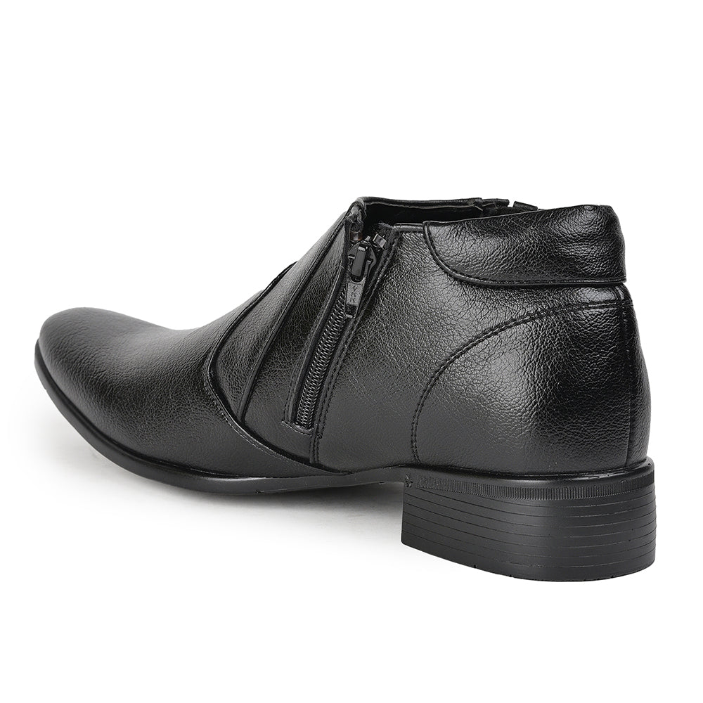 Fortune (Black) Ankle Boots For Men A1-7 By Liberty