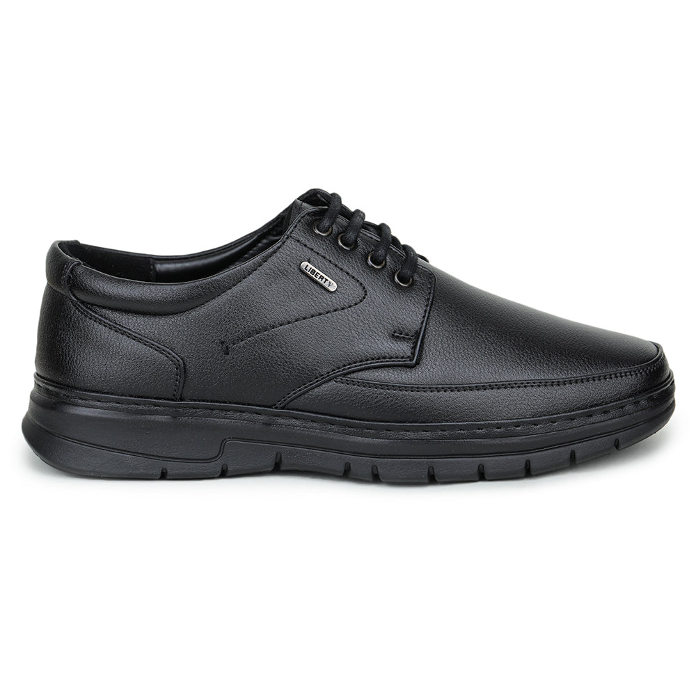 Fortune (Black) Formal Lace Up Shoes For Men ER-35 By Liberty