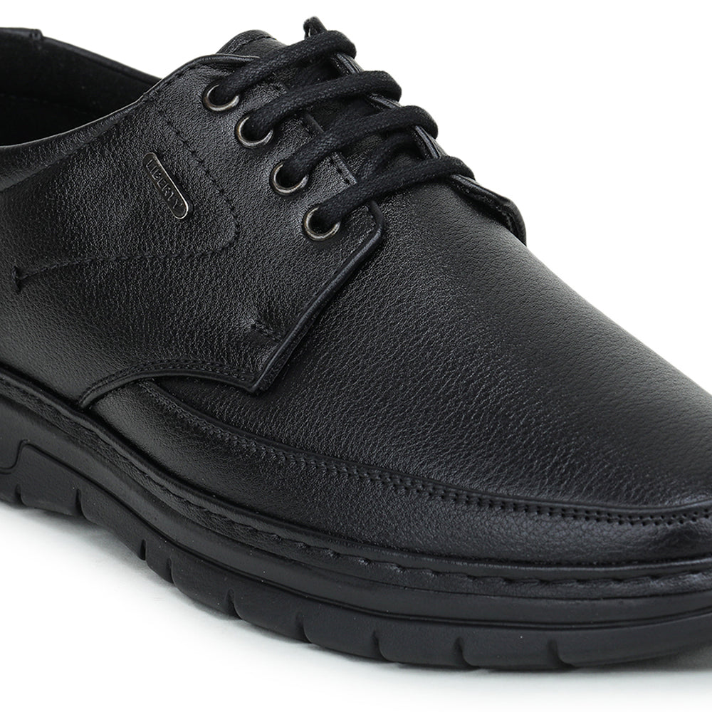 Fortune (Black) Formal Lace Up Shoes For Men ER-35 By Liberty