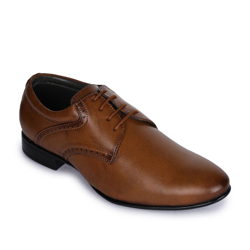 Fortune (Tan) Derby Shoes For Men A13-3 By Liberty