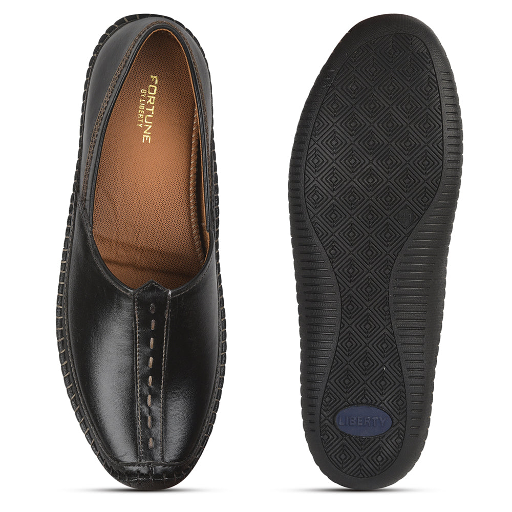 Fortune (Black) Casual Mojari For Men BRL-25 By Liberty