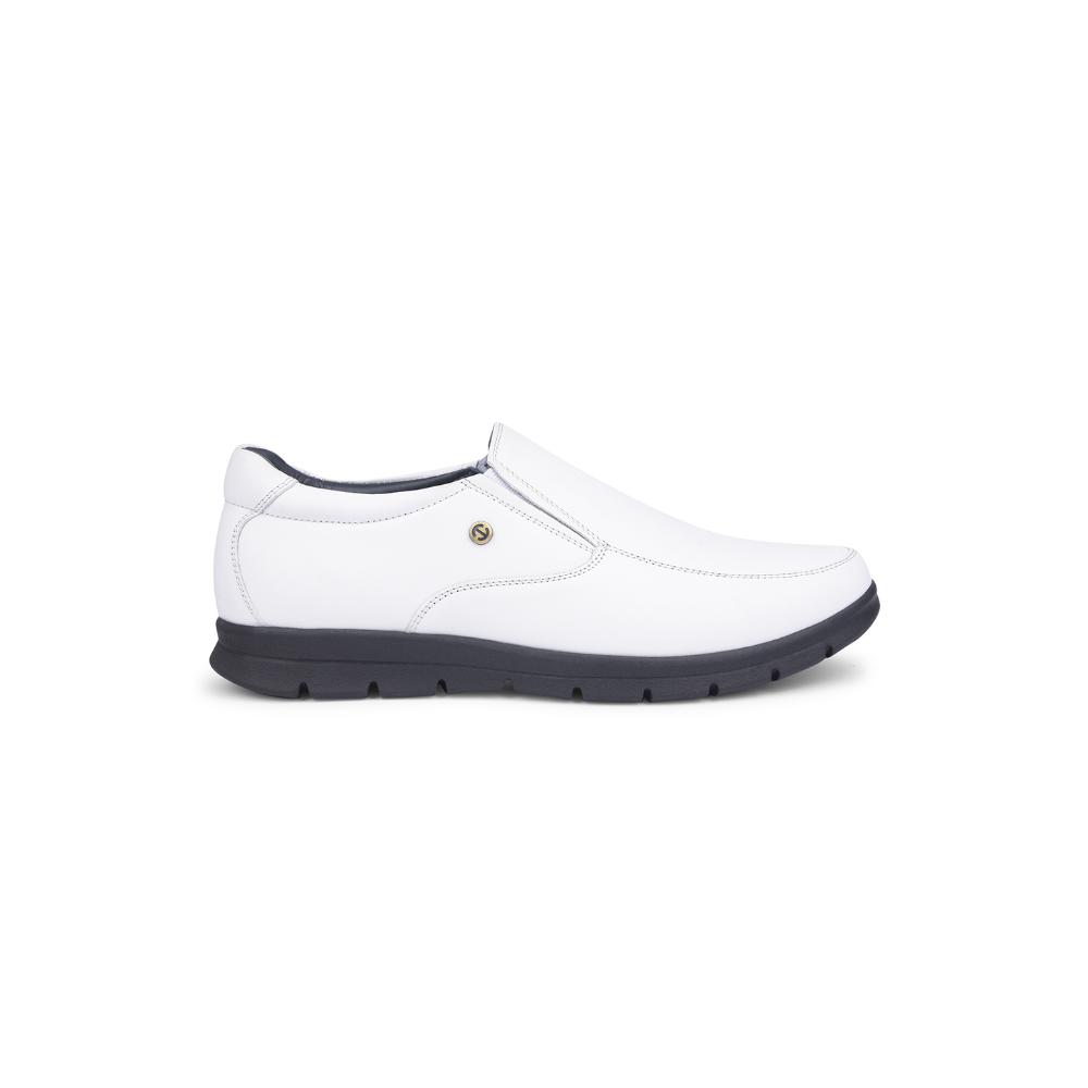 Healers By Liberty Mens JPL-232 White Formal Non Lacing Shoes