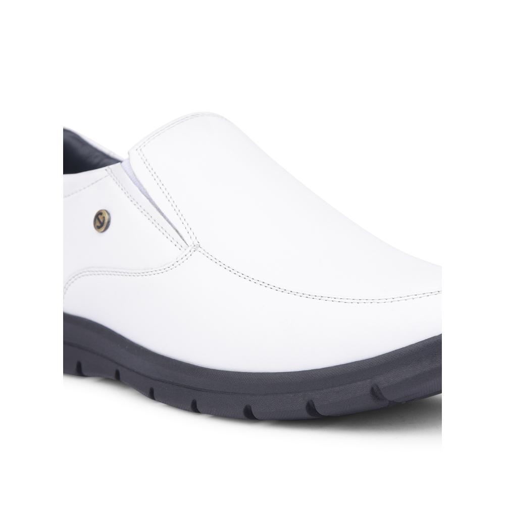 Healers By Liberty Mens JPL-232 White Formal Non Lacing Shoes