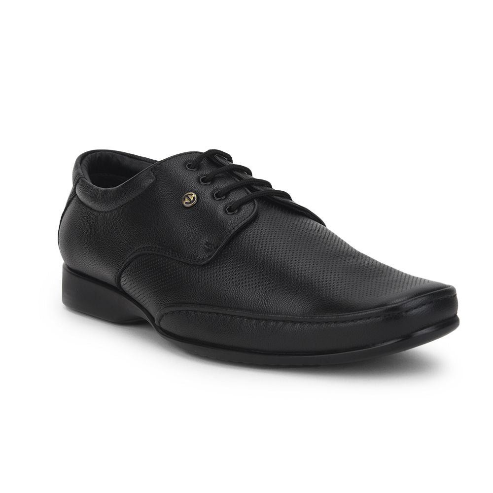 Healers Formal Lacing Shoes For Men (Black) FL-51N By Liberty