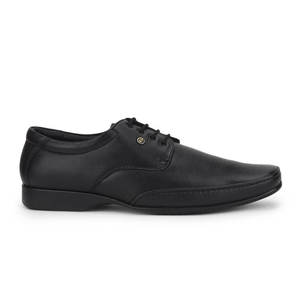 Healers Formal Lacing Shoes For Men (Black) FL-51N By Liberty