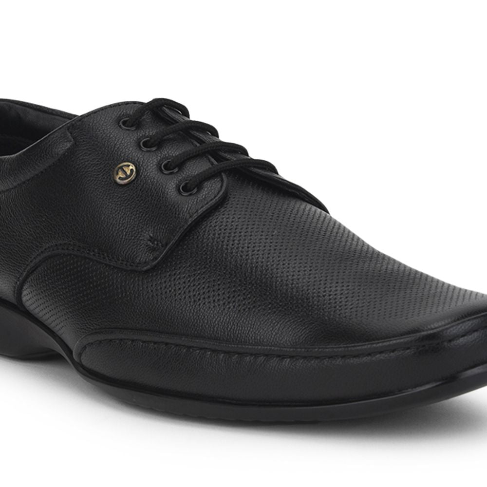 Healers Formal Lacing Shoes For Men (Black) FL-51N By Liberty