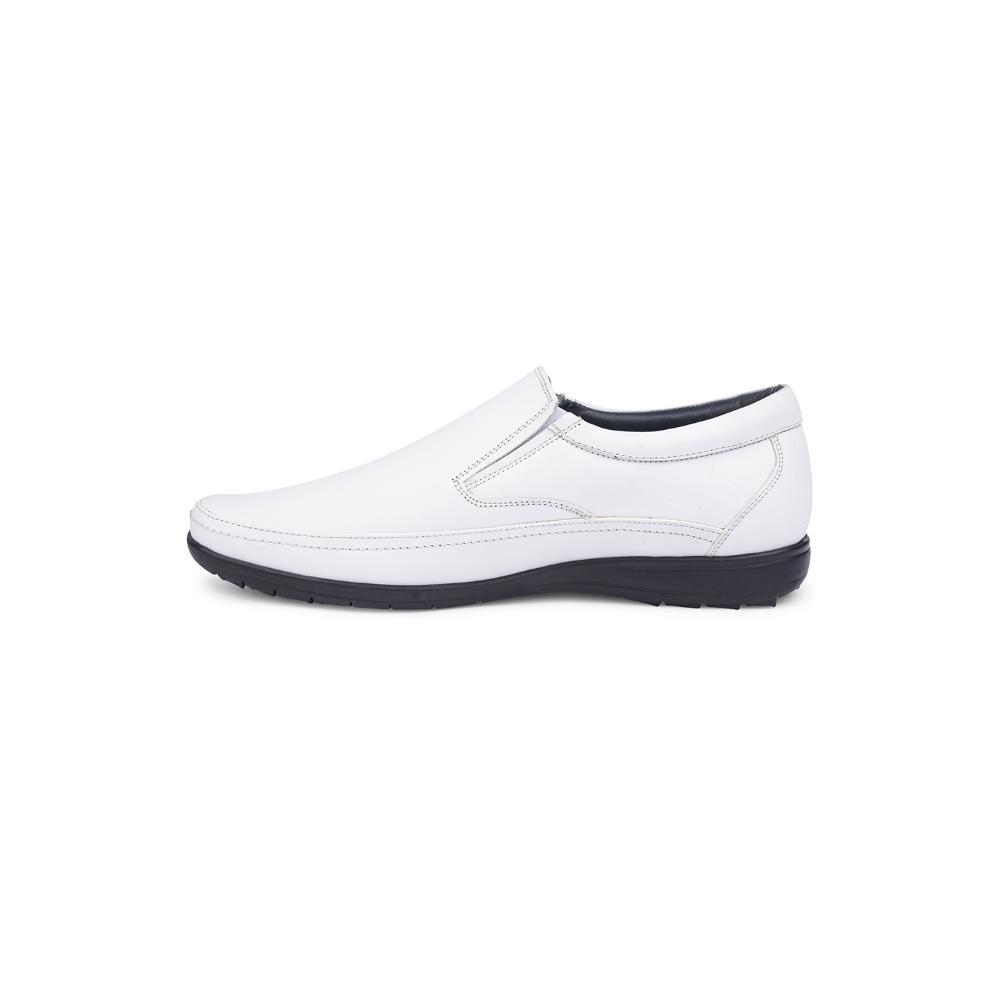 Healers By Liberty Mens HA1-11 White Formal Non Lacing Shoes