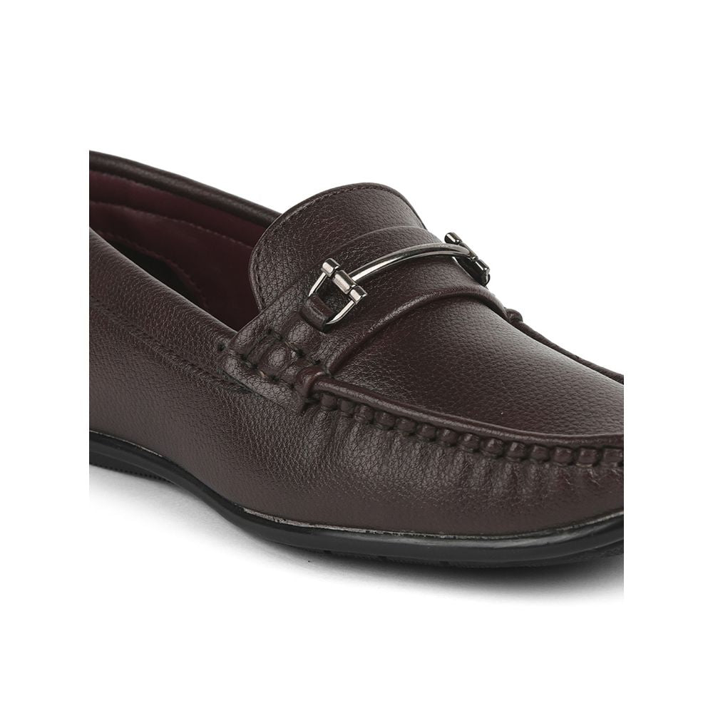 Fortune (Brown) Bit Loafer Shoes For kids OLP-4 By Liberty