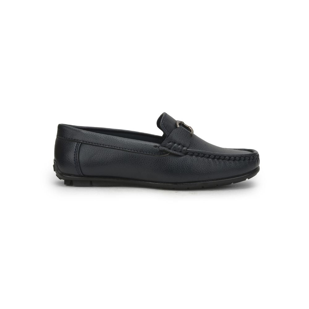 Fortune (N.Blue) Bit Loafer Shoes For Kids OLP-2 By Liberty