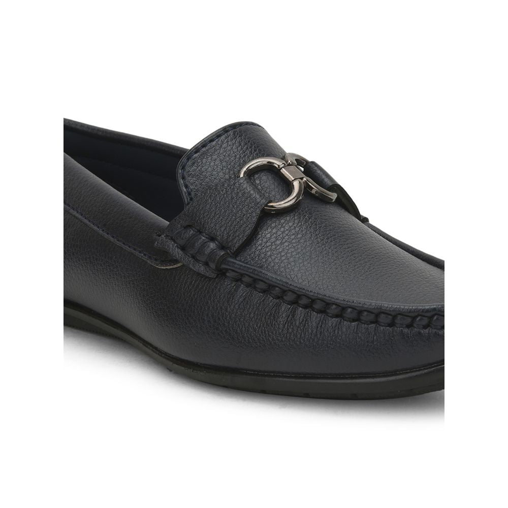 Fortune (N.Blue) Bit Loafer Shoes For Kids OLP-2 By Liberty