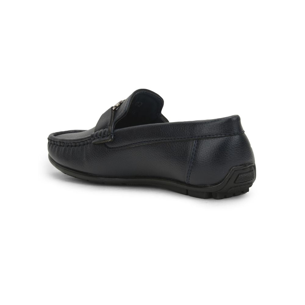 Fortune (N.Blue) Bit Loafer Shoes For Kids OLP-2 By Liberty