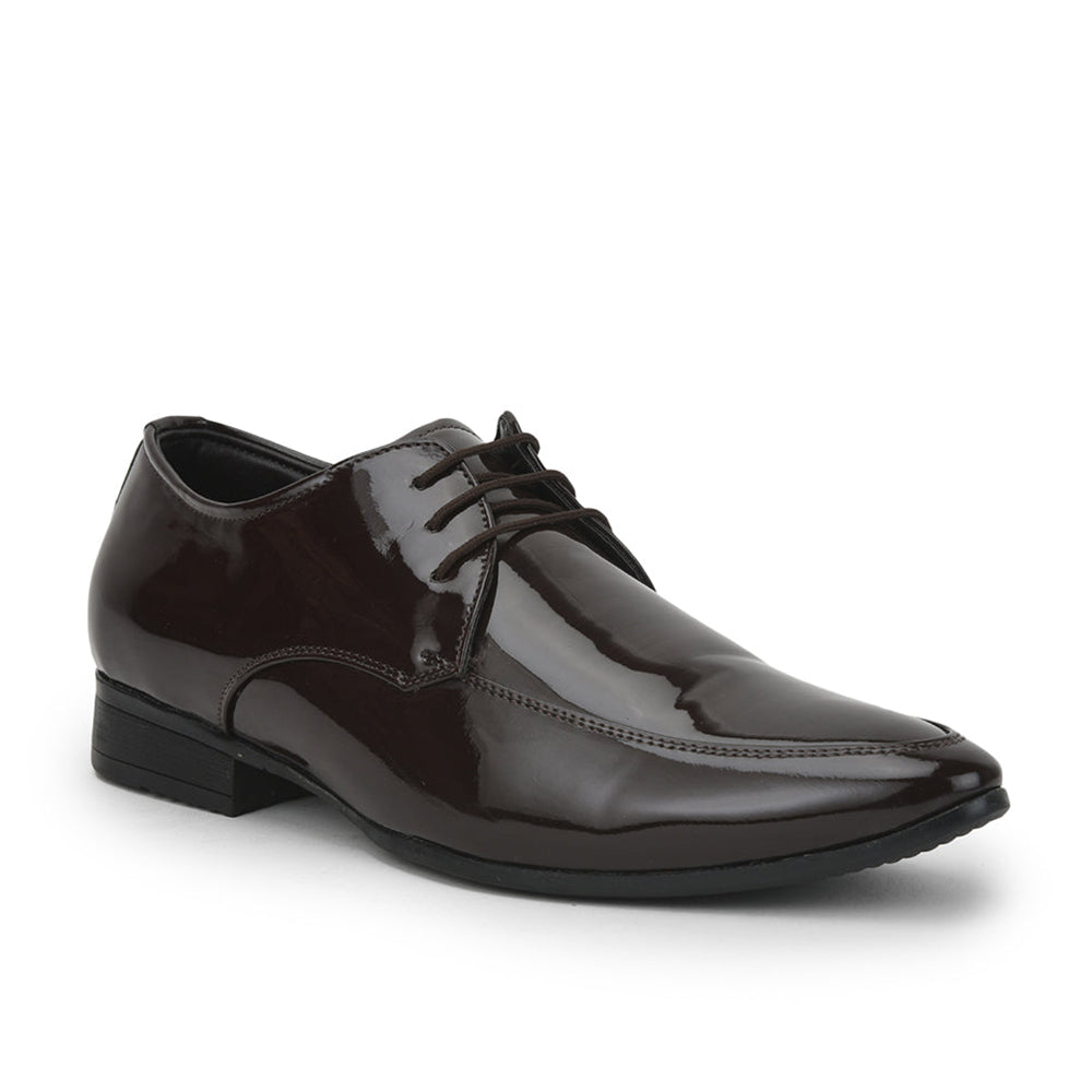 Fortune Lacing Brown Formal Shoes For Men JPL-242 By Liberty