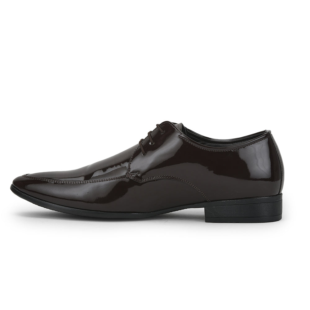 Fortune Lacing Brown Formal Shoes For Men JPL-242 By Liberty