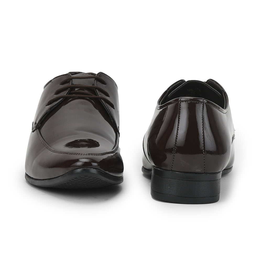 Fortune Lacing Brown Formal Shoes For Men JPL-242 By Liberty