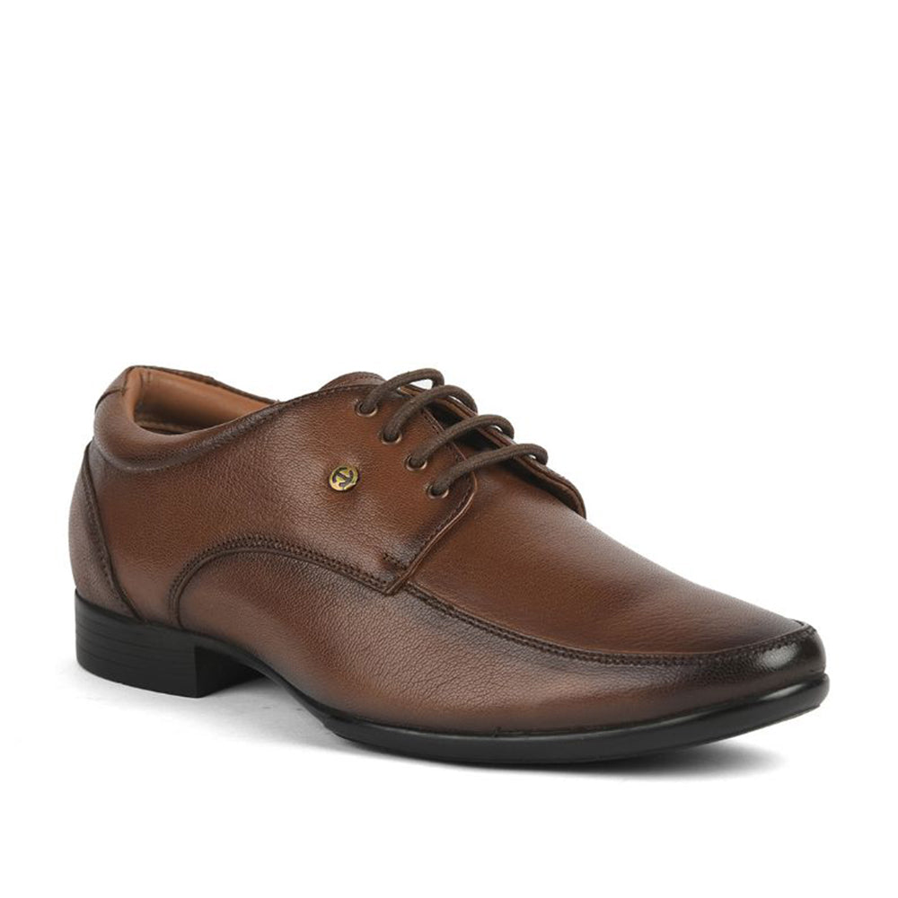 Healers Formal (Tan) Lacing Shoes For Men UVL-1 By Liberty