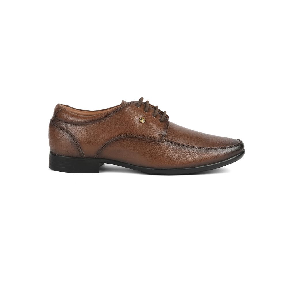 Healers Formal (Tan) Lacing Shoes For Men UVL-1 By Liberty