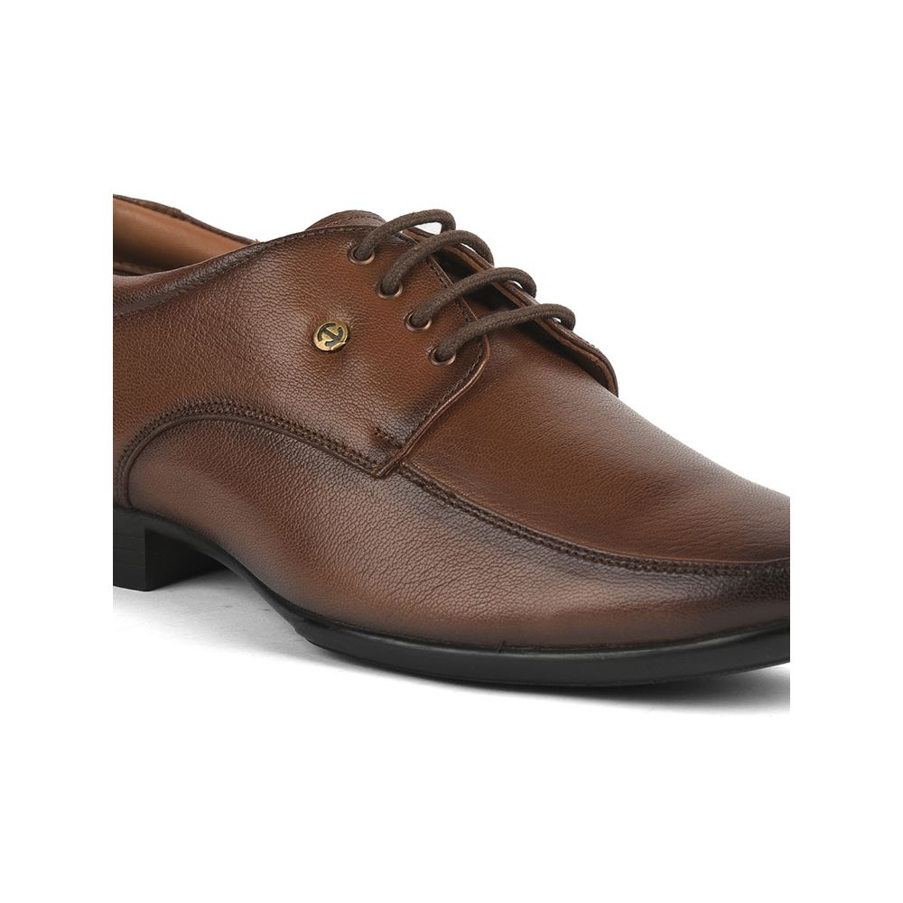 Healers Formal (Tan) Lacing Shoes For Men UVL-1 By Liberty