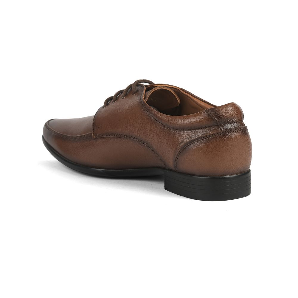 Healers Formal (Tan) Lacing Shoes For Men UVL-1 By Liberty