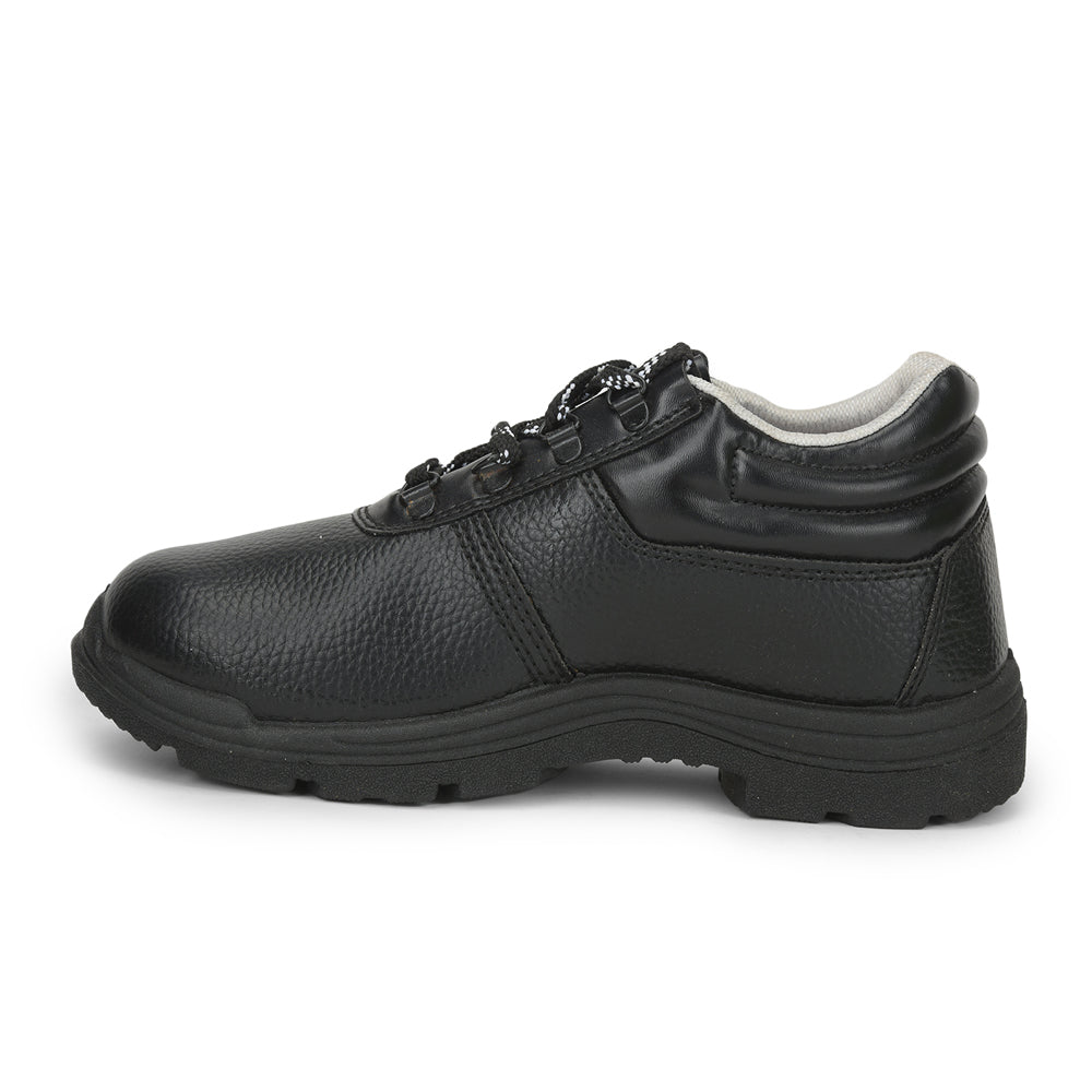 Freedom Casual (Black) Safety Marked High Ankle Steel Toe Shoes VIJYATA-2A By Liberty