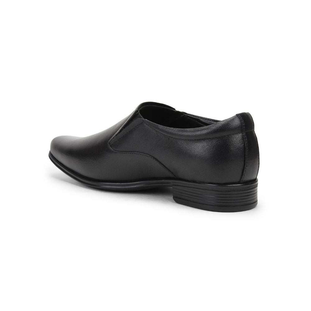 Fortune (Black) Formal Slip on Shoes For Men Uvl-36 By Liberty