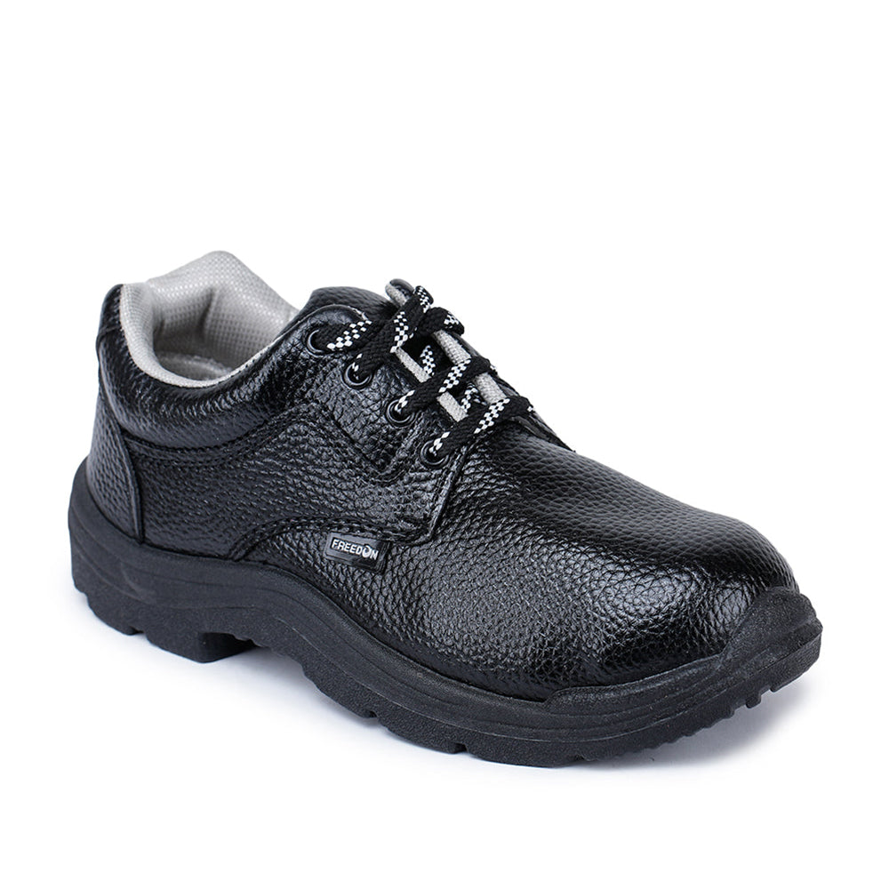 Freedom Casual (Black) Safety Marked Steel Toe Shoes VIJYATA-1A By Liberty