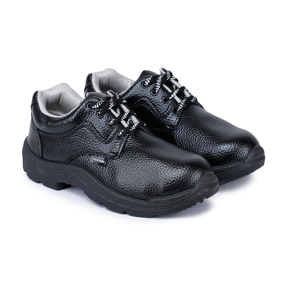 Freedom Casual (Black) Safety Marked Steel Toe Shoes VIJYATA-1A By Liberty