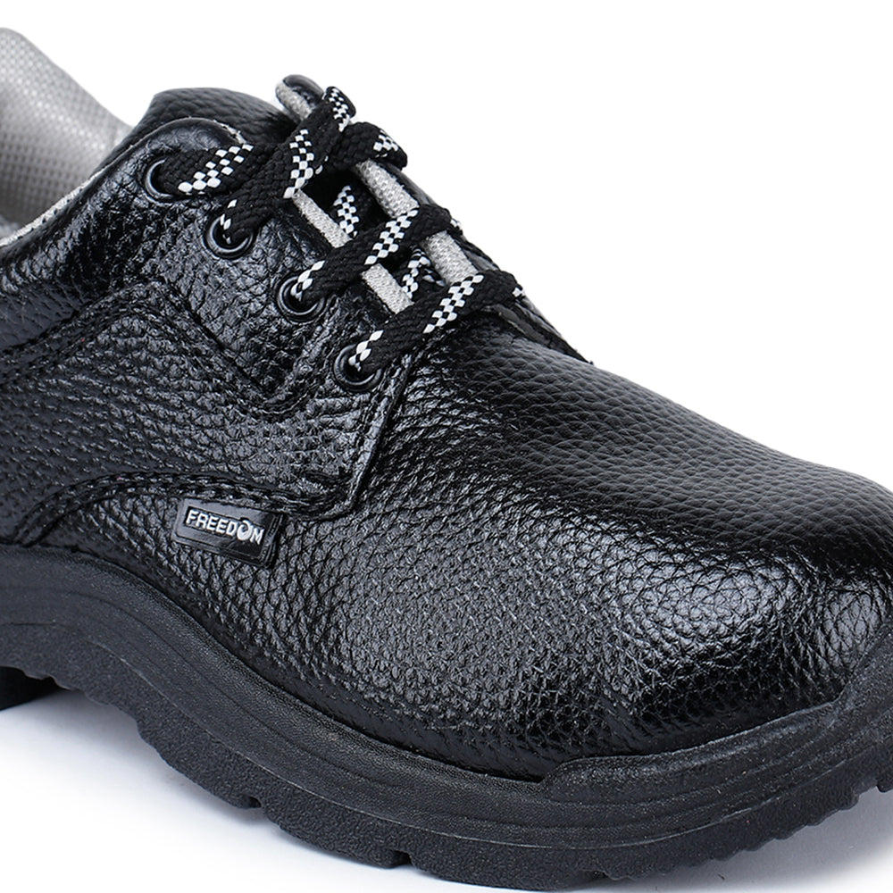 Freedom Casual (Black) Safety Marked Steel Toe Shoes VIJYATA-1A By Liberty