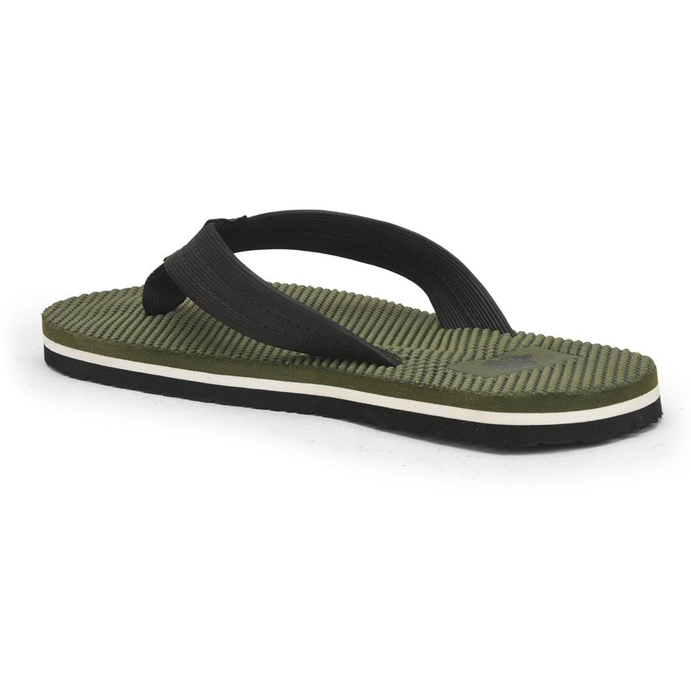 A-HA Casual Olive Green Flip Flop For Men JTN-3 By Liberty