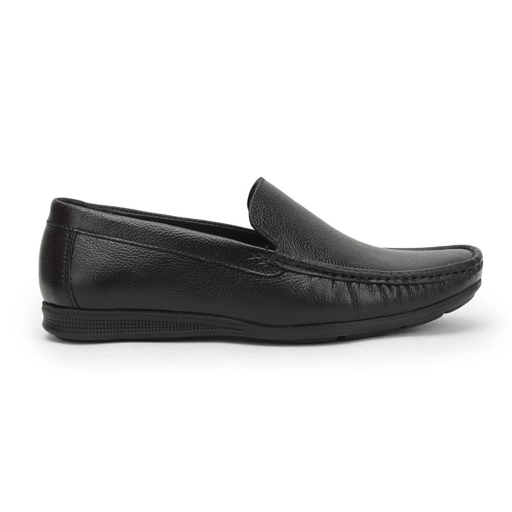 Fortune (Black) Casual Loafer Shoes For Men HOL-16 By Liberty