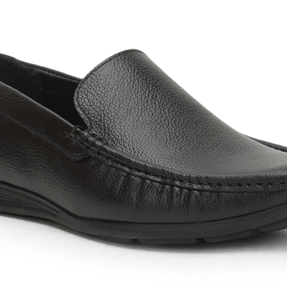 Fortune (Black) Casual Loafer Shoes For Men HOL-16 By Liberty