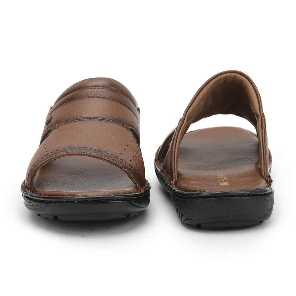 Healers Casual Slippers For Men (Tan) ER-53 By Liberty