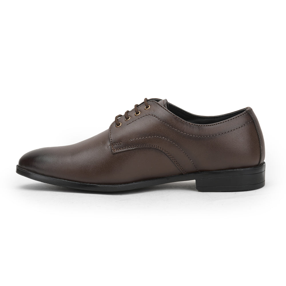 Fortune (Brown) Formal Lace Up Derby Shoes For Men HOL-19 By Liberty