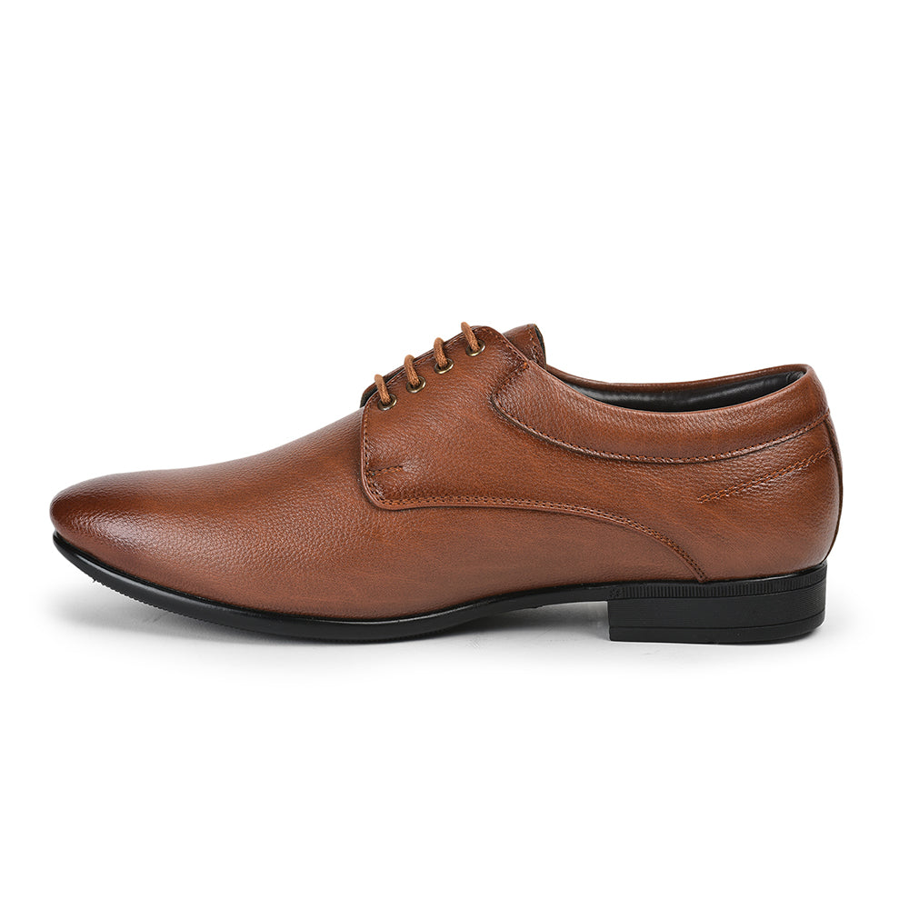 Fortune By Liberty Men HOL-11 Tan Formal Lacing Derby Shoes