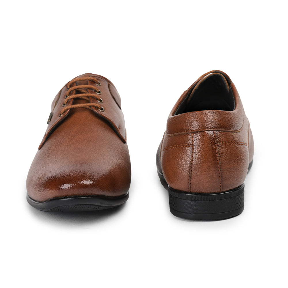 Fortune By Liberty Men HOL-11 Tan Formal Lacing Derby Shoes