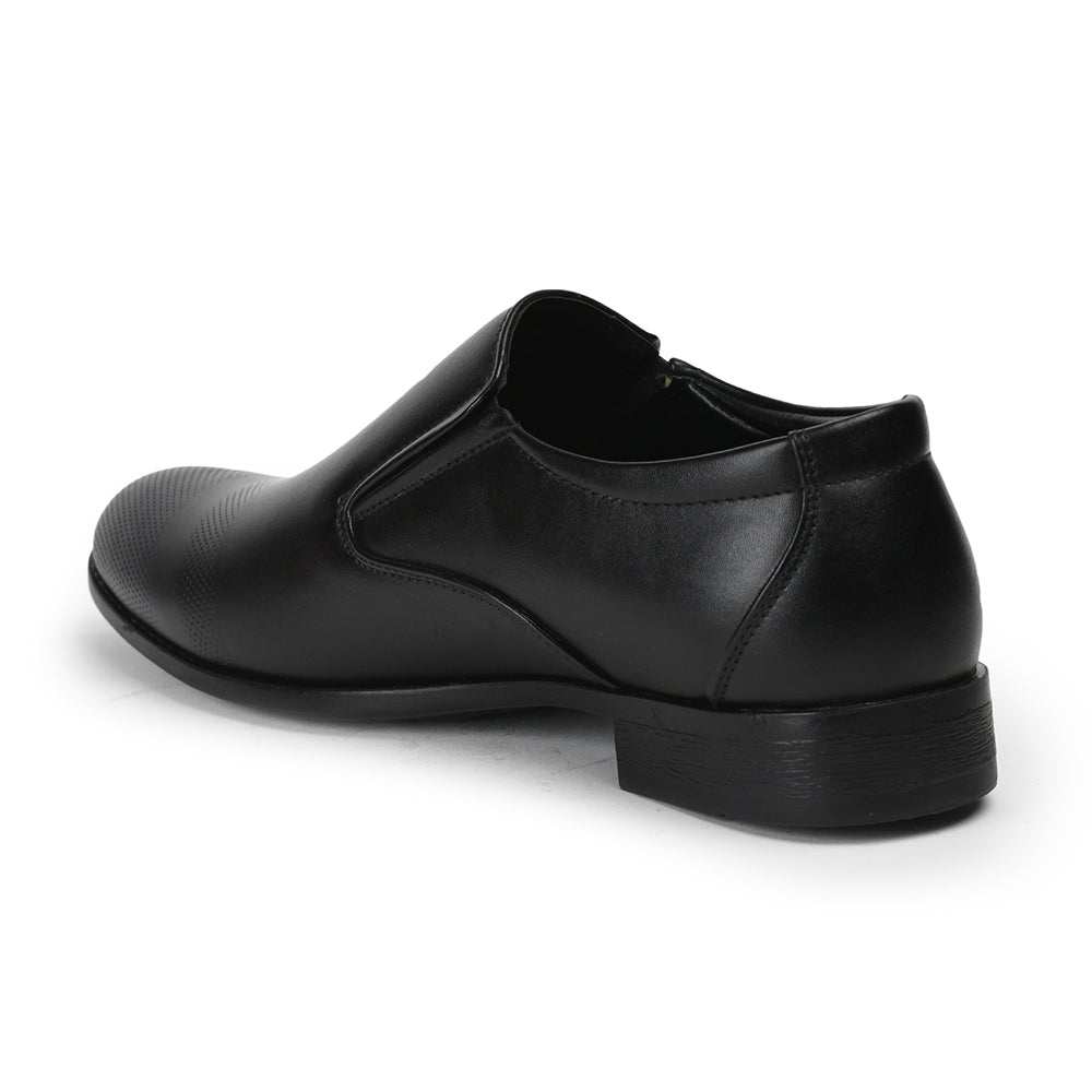 Fortune By Liberty Men JPL-276 Black Formal Non Lacing Shoes