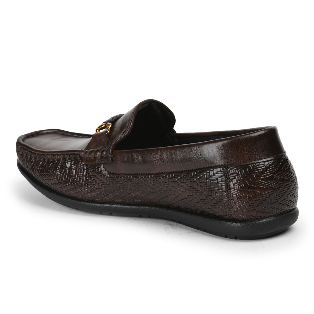 Fortune Formal Brown Loafers For Men JPL-278 By Liberty