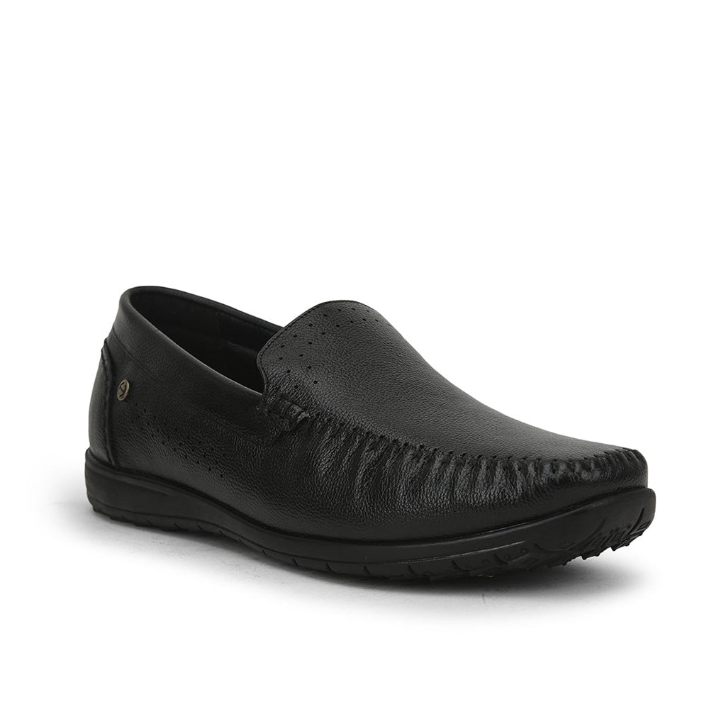 Healers Casual Non lacing Loafers Shoes For Men (Black) JPL-271 By Liberty