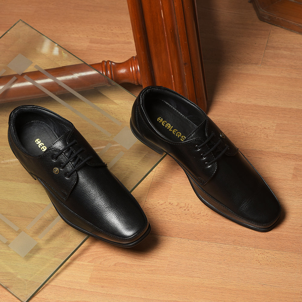 Healers By Liberty Men UVL-125 Black Formal Lacing Shoes